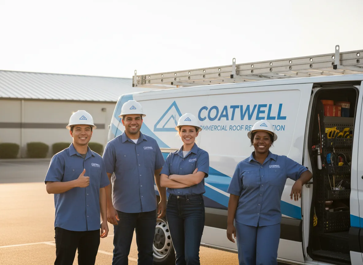 Commercial roof coating company in Hudson, MA